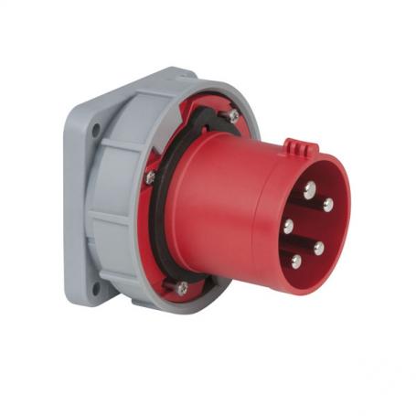 PCE CEE 63A 400V 5p Socket Male Rojo, IP67 - Imagen 1