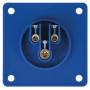 PCE CEE 16A 240V 3p Socket Male Azul, IP44 - Imagen 2