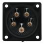 PCE CEE 16A 400V 5p Socket Female Negro, IP44 - Imagen 2