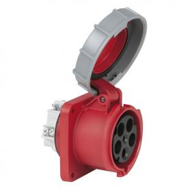 PCE CEE 63A 400V 5p Socket Female Rojo, IP67 - Imagen 1