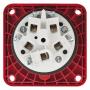 PCE CEE 63A 400V 5p Socket Female Rojo, IP67 - Imagen 2