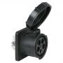 PCE CEE 125A 400V 5p Socket Female Negro, IP67 - Imagen 1