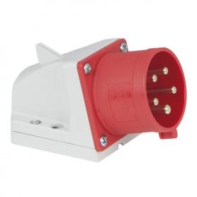 PCE CEE 32A 400V 5p Wallmount Male Rojo, IP44 - Imagen 1