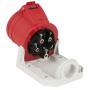 PCE CEE 32A 400V 5p Wallmount Female Rojo, IP44 - Imagen 2