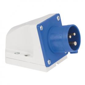 PCE CEE 16A 240V 3p Wallmount Male Azul, IP44 - Imagen 1