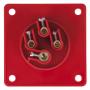 PCE CEE 16A 400V 4p Socket Female Rojo, IP44 - Imagen 2