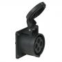 PCE CEE 16A 400V 4p Socket Female Negro, IP44 - Imagen 1