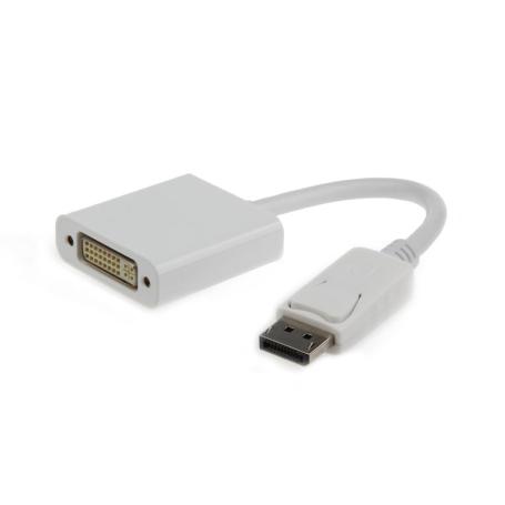 CABLE ADAPTADOR GEMBIRD DISPLAYPORT A DVI MACHO HEMBRA BLANCO - Imagen 1