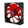 VENTILADOR CAJA NOX COOL FAN LED 120MM NEGRO LED ROJO - Imagen 1