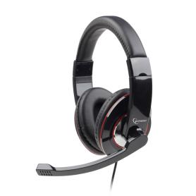 AURICULARES GEMBIRD MICROFONO CONTROL VOL NEGRO  ALAMBRICO - Imagen 1