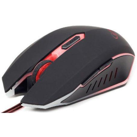 RATON GAMING GEMBIRD USB NEGRO/ROJO - Imagen 1