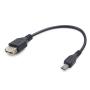 CABLE USB GEMBIRD A MICRO USB HEMBRA MACHO 0,15M - Imagen 1