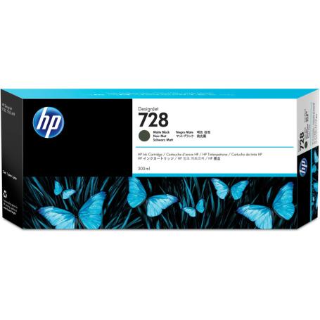 TINTA HP 728 NEGRO MATE - Imagen 1