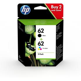 TINTA HP 62 PACK AHORRO NEGRO TRICOLOR - Imagen 1