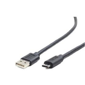 CABLE USB GEMBIRD 2.0 A TIPO C MACHO MACHO CARGA RAPIDA 1M - Imagen 1