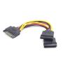 CABLE ALIMENTACION GEMBIRD SATA PLANO 0,15M - Imagen 1