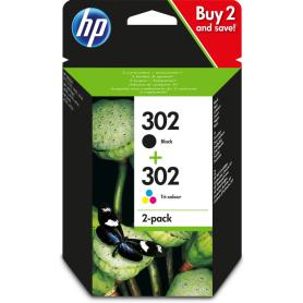 TINTA HP 302 PACK AHORRO NEGRO,TRI-COLOR X 2 - Imagen 1