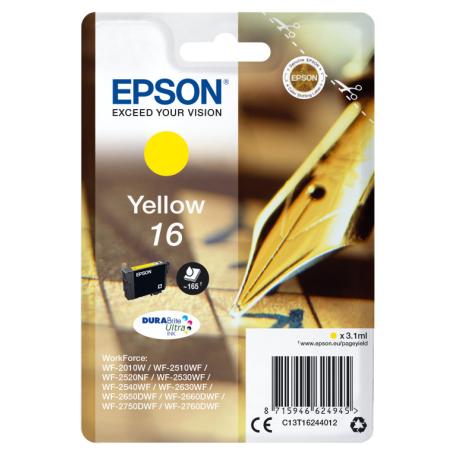 TINTA EPSON DURABRITE 16 AMARILLO WF2010W 2510WF 2520NF 2530WF 2540WF - Imagen 1