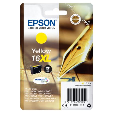 TINTA EPSON DURABRITE 16XL AMARILLO WF2630WF WF2010 - Imagen 1