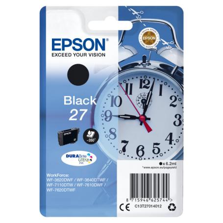 TINTA EPSON DURABRITE 27 NEGRO WF3000 Y WF7000 - Imagen 1