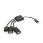 CABLE ADAPTADOR GEMBIRD OTG- 2 USB - Imagen 1