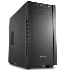 CAJA SHARKOON S1000 MATX 2XUSB 3.0 SIN FUENTE NEGRA - Imagen 1