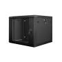 ARMARIO RACK LANBERG 9U 600X600X501 AUTO ENSAMBLADO 19" HASTA 60 KG NEGRO - Imagen 1