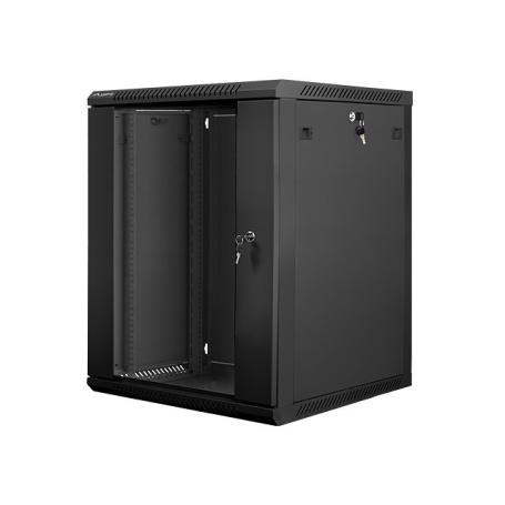 ARMARIO LANBERG 15U 600X600X774 AUTO ENSAMBLADO RACK 19 HASTA 60 KG NEGRO - Imagen 1