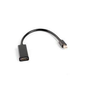 ADATADOR LANBERG MINIDISPLAYPORT MACHO/HDMI HEMBRA 20CM NEGRO - Imagen 1