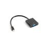 ADAPTADOR LANBERG MINIDISPLAYPORT MACHO/VGA HEMBRA 20CM NEGRO - Imagen 1