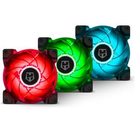 VENTILADOR CAJA NOX HUMMER H-SYNC RGB 120MM PACK 3 - Imagen 1