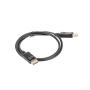 CABLE DISPLAYPORT LANBERG MACHO MACHO 4K 1M NEGRO - Imagen 1