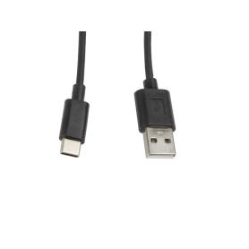 CABLE USB LANBERG 2.0 MACHO/USB C MACHO 1M NEGRO - Imagen 1