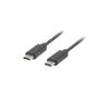 CABLE 2.0 LANBERG USB C MACHO/USB C MACHO 1M NEGRO - Imagen 1