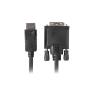 CABLE DISPLAYPORT LANBERG MACHO/DVI-D MACHO 24+1 1.8M NEGRO - Imagen 1