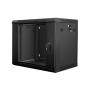 ARMARIO LANBERG 9U 600X450X512 AUTO ENSAMBLADO RACK 19 HASTA 60 KG NEGRO - Imagen 1