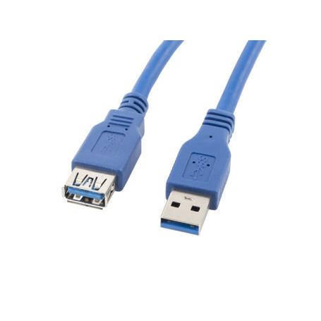 CABLE ALARGADOR LANBERG USB 3.0 MACHO HEMBRA 1.8M AZUL - Imagen 1