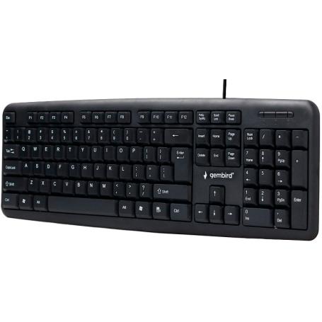 TECLADO GEMBIRD USB NEGRO PORTUGUES - Imagen 1