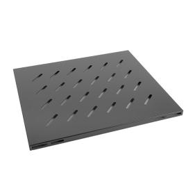 BANDEJA LANBERG FIJA 1U 465X500 MM HASTA 120 KG RACK DE 19 NEGRO - Imagen 1