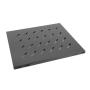 BANDEJA LANBERG FIJA 1U 465X500 MM HASTA 120 KG RACK DE 19 NEGRO - Imagen 1