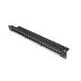 PATCH PANEL LANBERG 24 PUERTOS 1U RACK 19 PARA MODULOS KEYSTONE NEGRO - Imagen 1