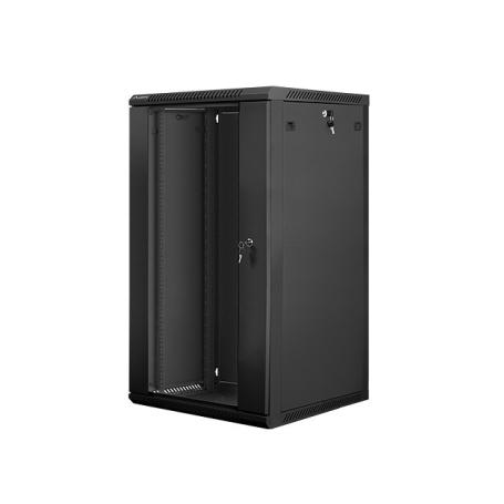 ARMARIO RACK LANBERG 22U 600X600X1082 AUTO ENSAMBLADO 19" HASTA 60 KG NEGRO - Imagen 1