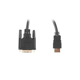 CABLE HDMI LANBERG MACHO/DVI-D 24+1 MACHO 4K DUAL LINK 3M NEGRO - Imagen 1