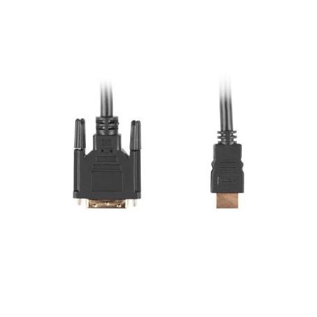 CABLE HDMI LANBERG MACHO/DVI-D 18+1 MACHO SINGLE LINK 0.5M NEGRO - Imagen 1