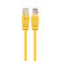 CABLE RED GEMBIRD UTP CAT6 0,25M AMARILLO - Imagen 1