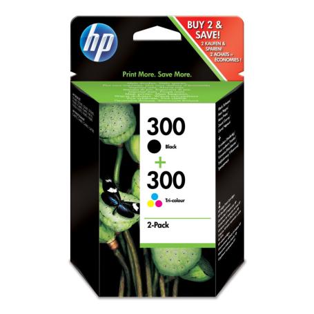 TINTA HP 300 PACK NEGRO Y TRICOLOR - Imagen 1