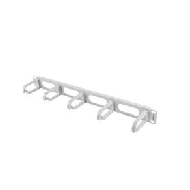 ORGANIZADOR DE CABLES LANBERG 5 ANILLAS PLASTICO 1U TIPO B RACK 19 GRIS - Imagen 1