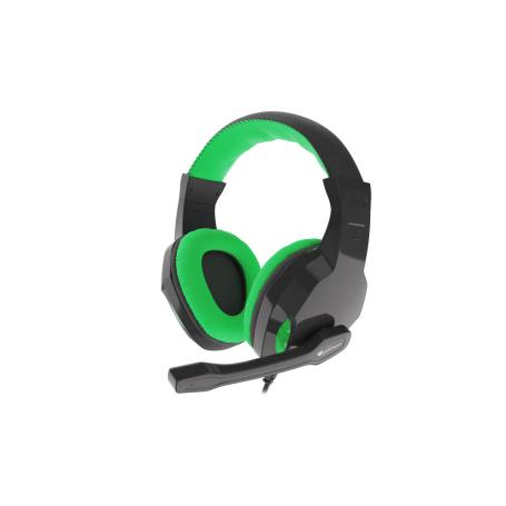 AURICULARES GAMING GENESIS ARGON 100 VERDES - Imagen 1