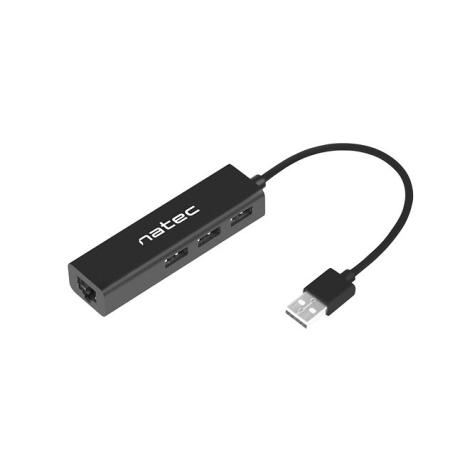 ADAPTADOR NATEC DRAGONFLY USB 2.0 A RJ45 GIGABIT CON 3XUSB 2.0 - Imagen 1