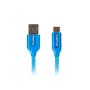 CABLE USB LANBERG 2.0 MACHO/USB C MACHO QUICK CHARGE 3.0 1.8M AZUL - Imagen 1